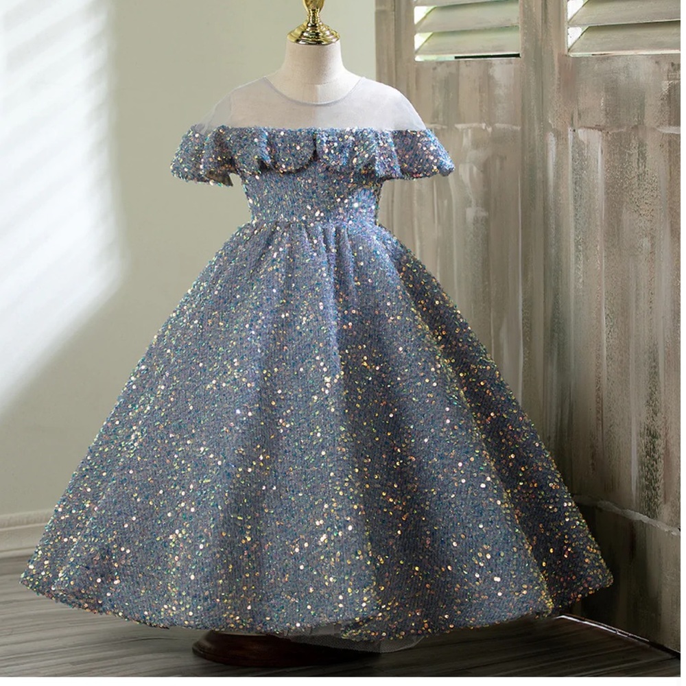Girls sequin dress